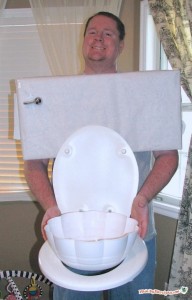 toilet Halloween costume