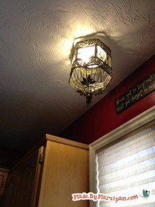 bird cage turned light fixture