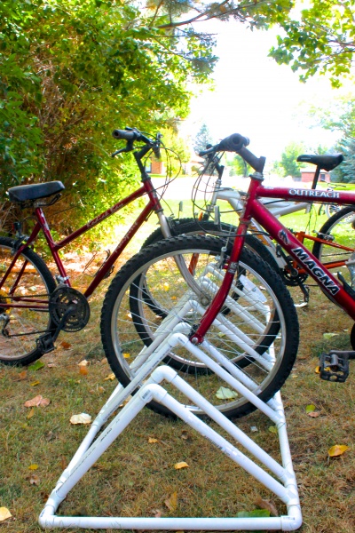 DIY PVC Bike Rack | Made By Marzipan