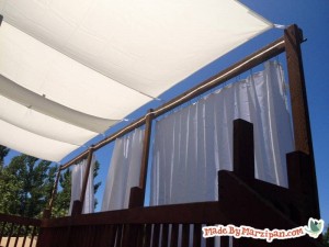 DIY deck awning